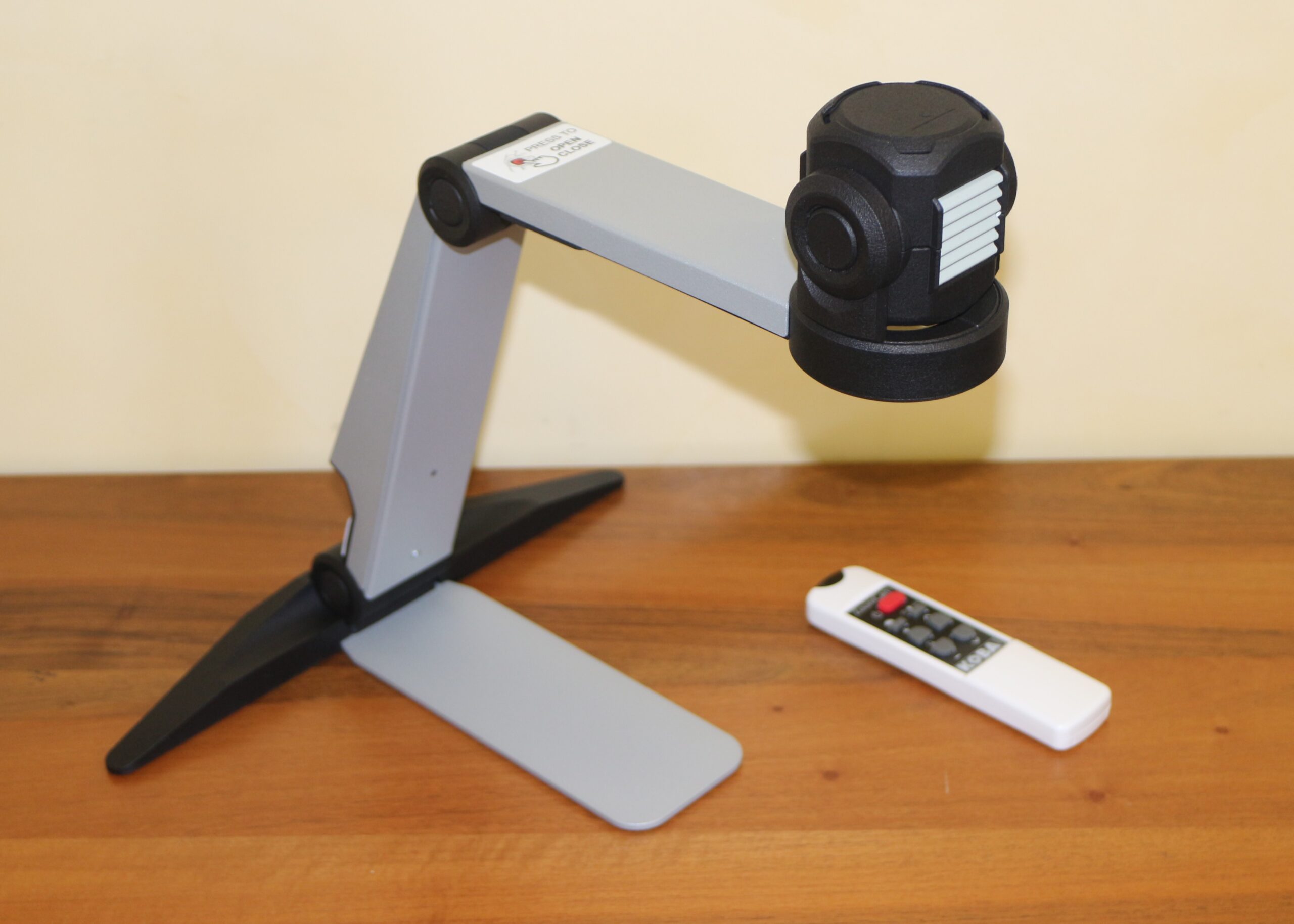 Vista laterale della Camera Zoom